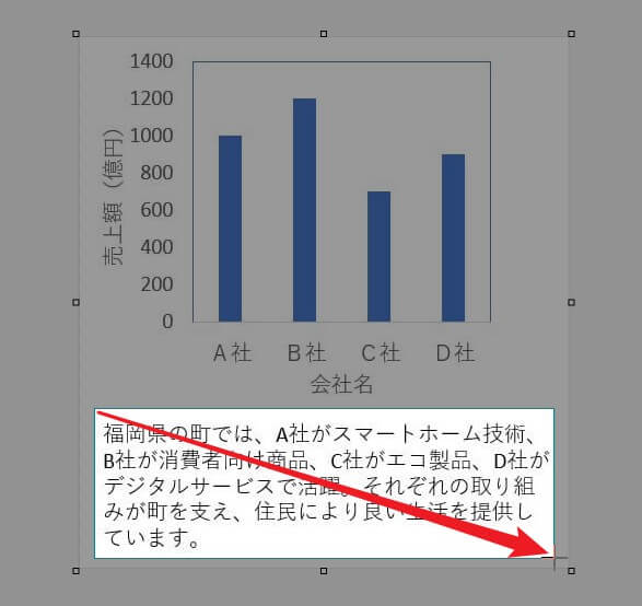 「Text Extractor」モジュールの機能で、画像上の文字を読み取っている様子