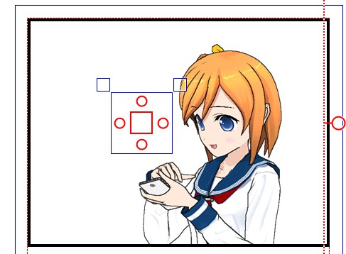 今回の漫画作成例でのキャラの表情